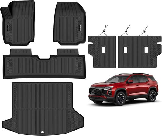 Naibeve Floor Mats for 2025 Chevy Equinox/GMC Terrain Trunk Mat Cargo Mat