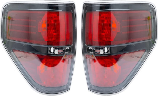 Driver Side Tail Light Compatible With Ford, F-150 2009 2010 2011 2012 2013 2014