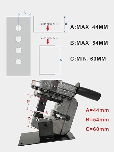 1.2 HP 110V Hydraulic Puncher Electric Hydraulic Punching Tool U-Shaped Steel