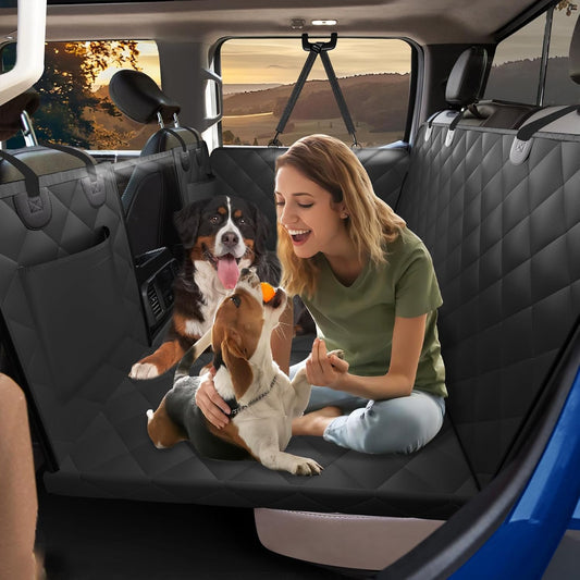 XL Truck Back Seat Extender for Dogs, Dog Seat Cover Back Seat Holds 420lbs