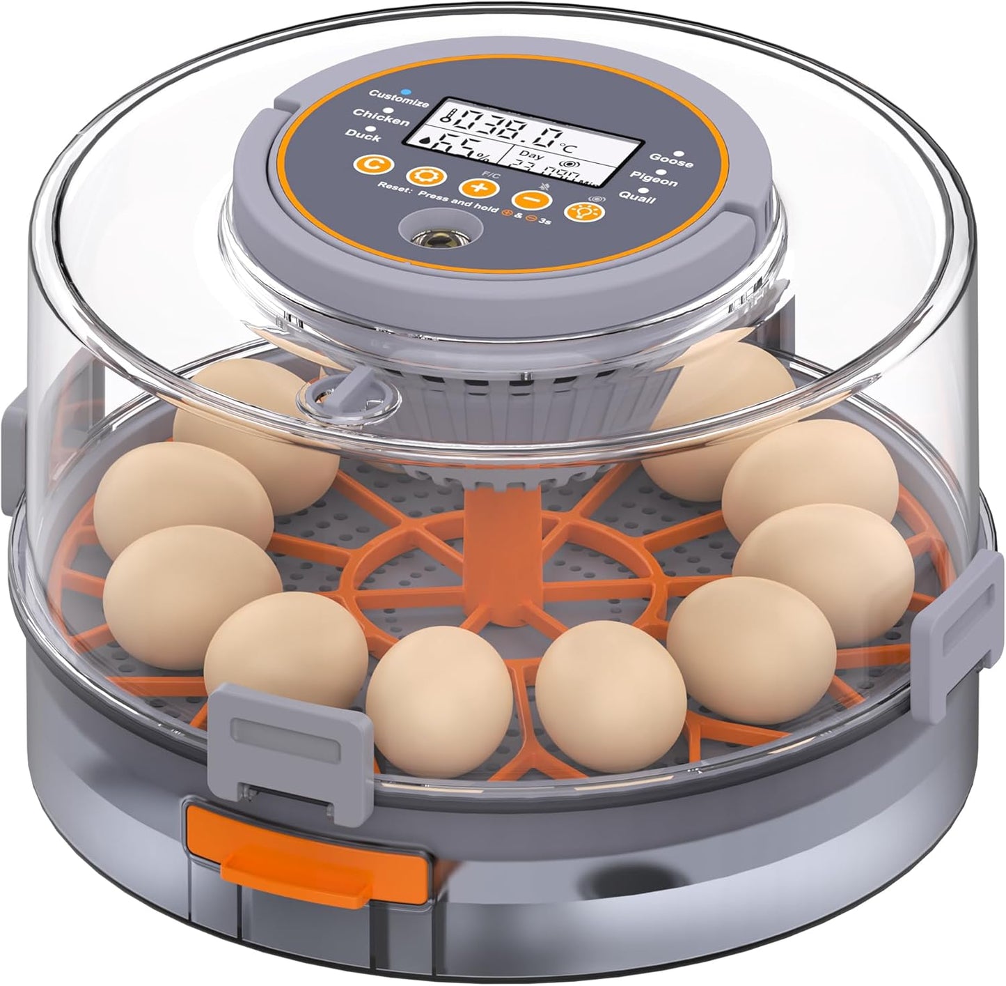 Egg Incubator with Automatic Egg Turning and Humidity Control