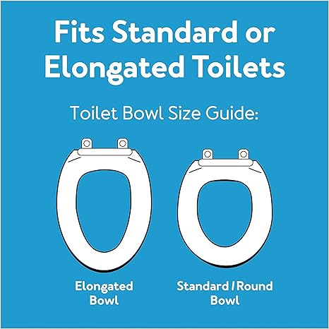 Carex Toilet Seat Riser - Adds 5 Inch of Height to Toilet - Raised Toilet Seat With 300 Pd Capacity