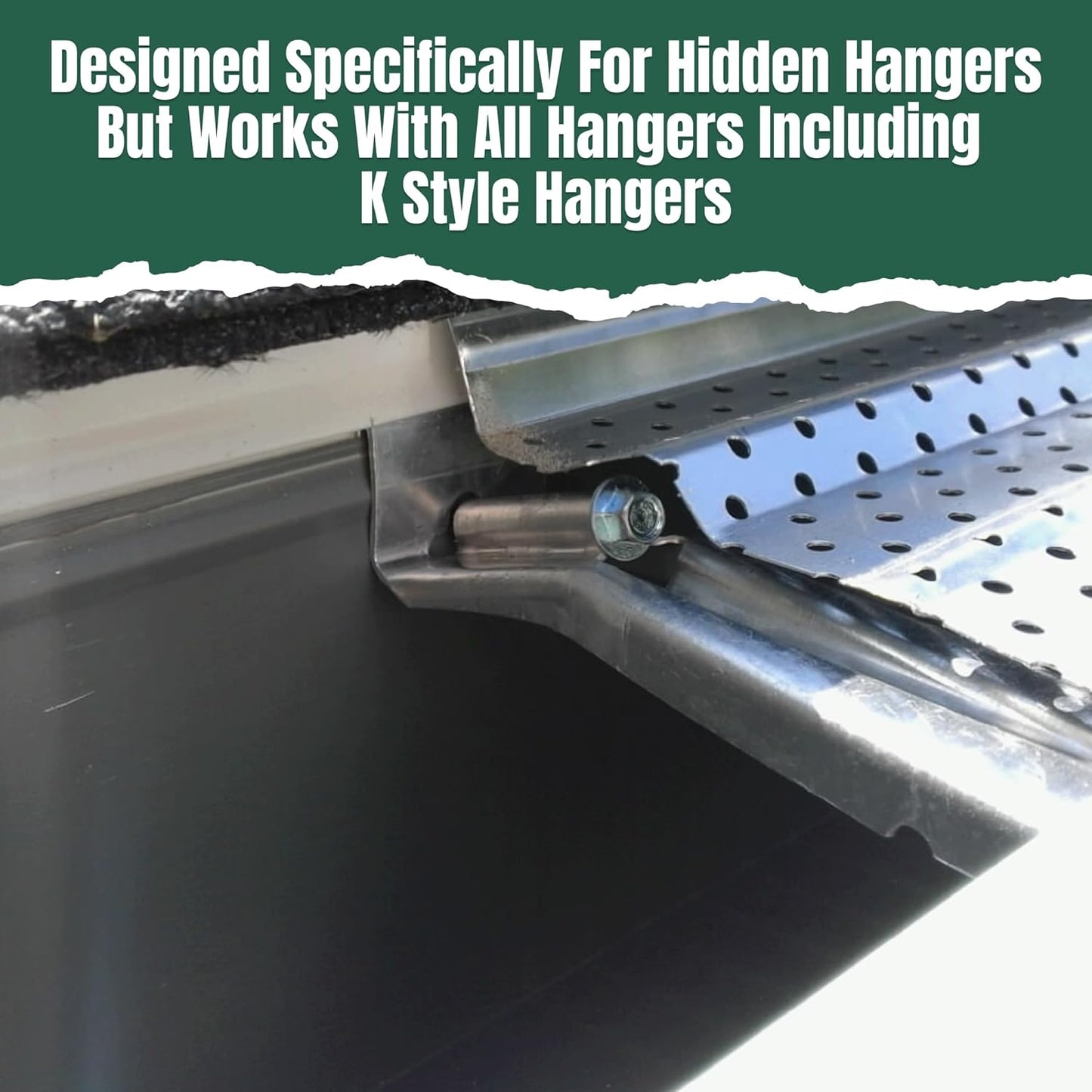 A-M Gutter Guard - Heavy Duty Lifetime Quality Aluminum Leaf & Debris Protection for 5-inch