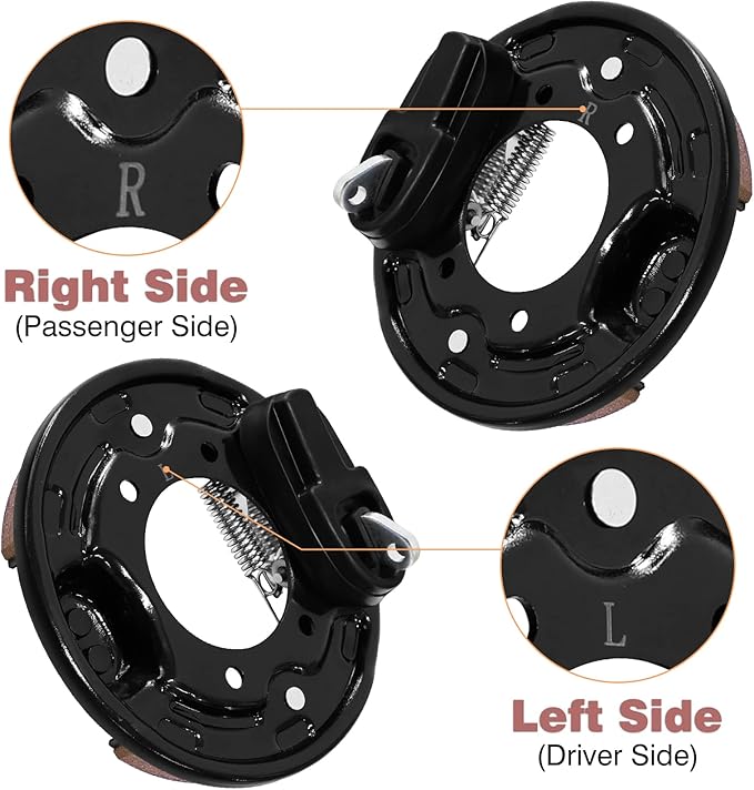 MOSNAI Club Car Brake Cluster Assembly, Driver & Passenger Side Rear Brake Assembly