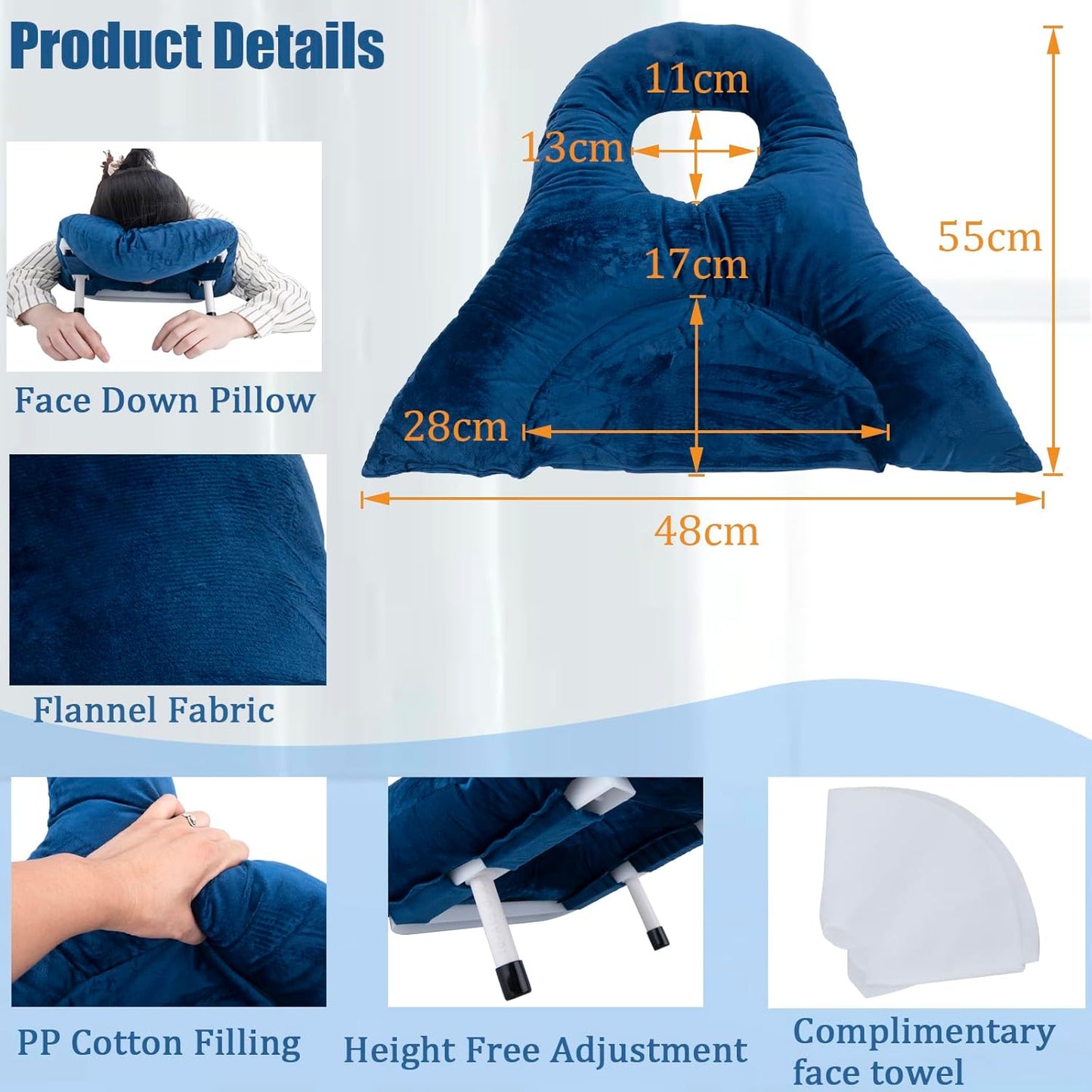 Face Down Pillow for Sleeping