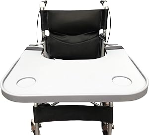 Tray Table with Cup Holder, Removable Lap Tray