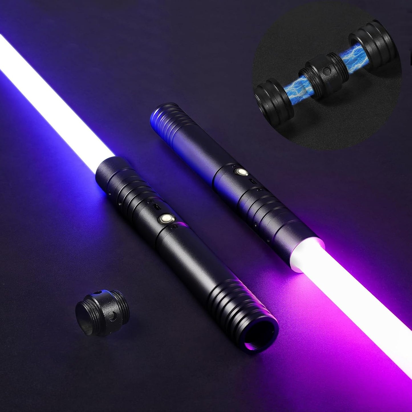 Dueling Lightsaber Alloy Handle Light Saber 15 Colors with 3 Sound Modes