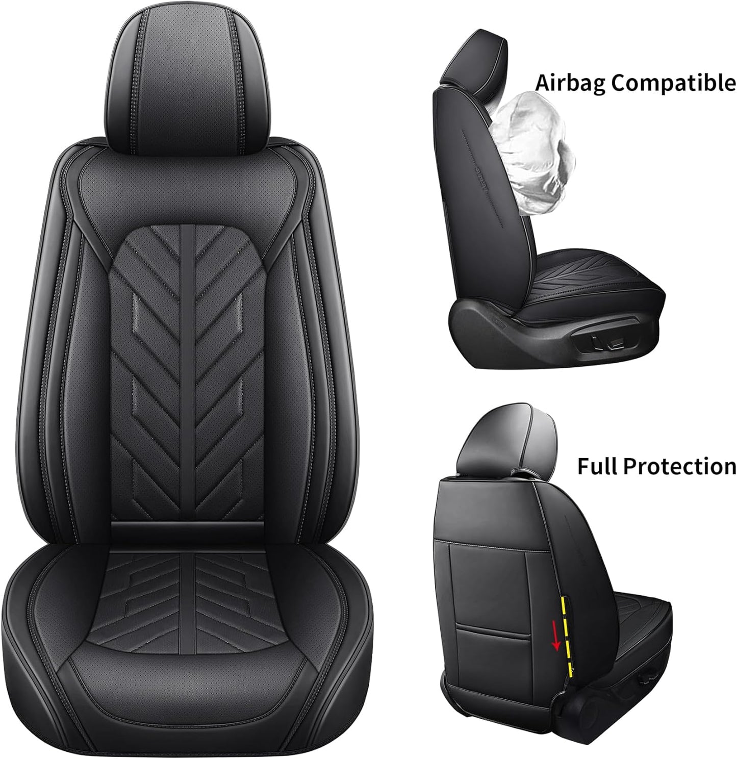 Tomatoman Front Seat Covers Compatible with Hyundai and More