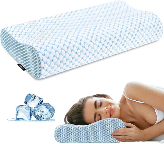 Cervical Pillow for Neck Pain Relief, Contour Memory Foam Pillows for Sleeping