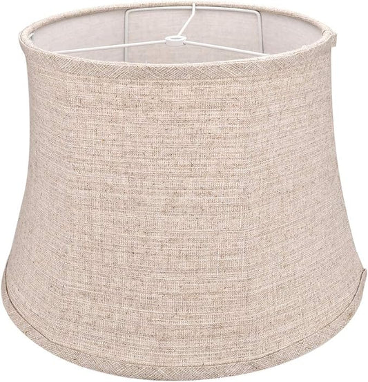 Tootoo Star Brown Large Drum Lamp Shade for Chandeliers Floor Light and Table Lamp