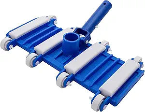 Pool Vacuum Head with Wheels, 14" Heavy Duty Head, Flexible Swimming Pool Vacuum Head