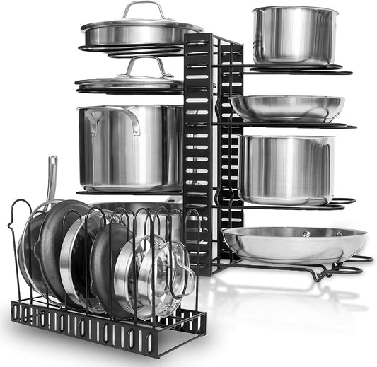 Geek Digg Pots and Pans Organizer for Cabinet