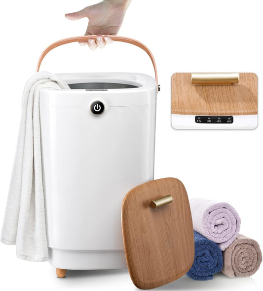 Towel Warmers for Bathroom Bucket，Luxury Large Spa Towel Hot Warmer