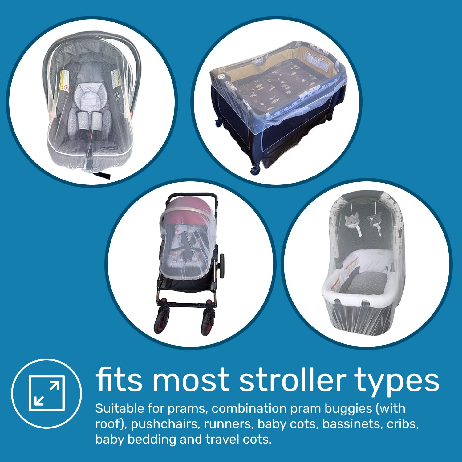 Enovoe Mosquito Net for Stroller - T&S Outlets