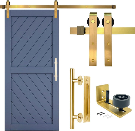 Rio Salto Gold Barn Door Hardware Kit Sliding Door Hardware Modern Barn