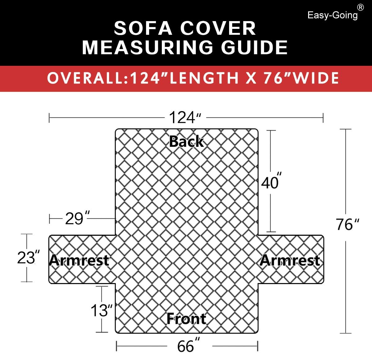 Easy-Going Reversible Couch Cover for 3 Cushion Couch Sofa Cover for Dogs