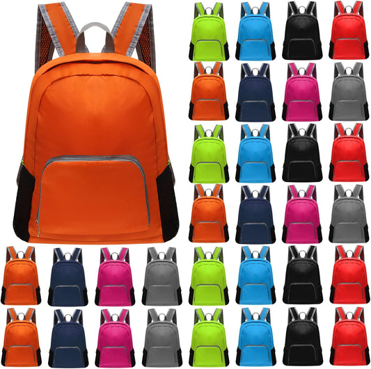 47 Pcs Backpacks in Bulk for Kids Classic Bookbag's' 17 Inch Colorful Basic Backpacks