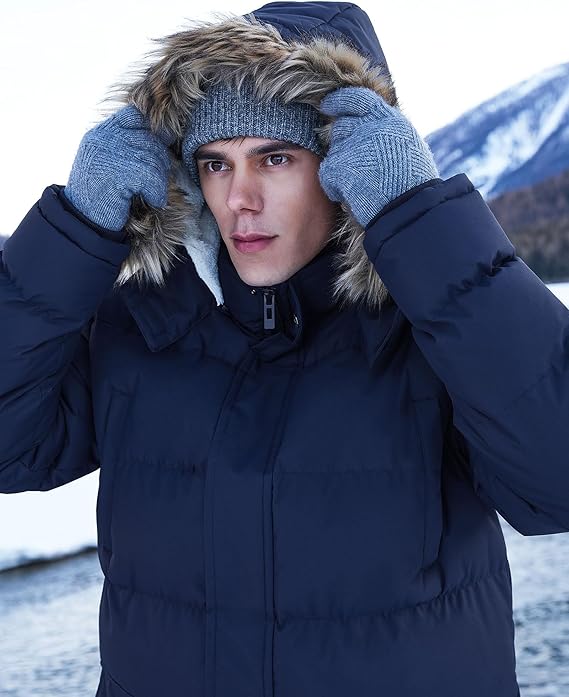 Winter Coats For Men Winter Jackets Water Resistant Warm Thicken Puffy