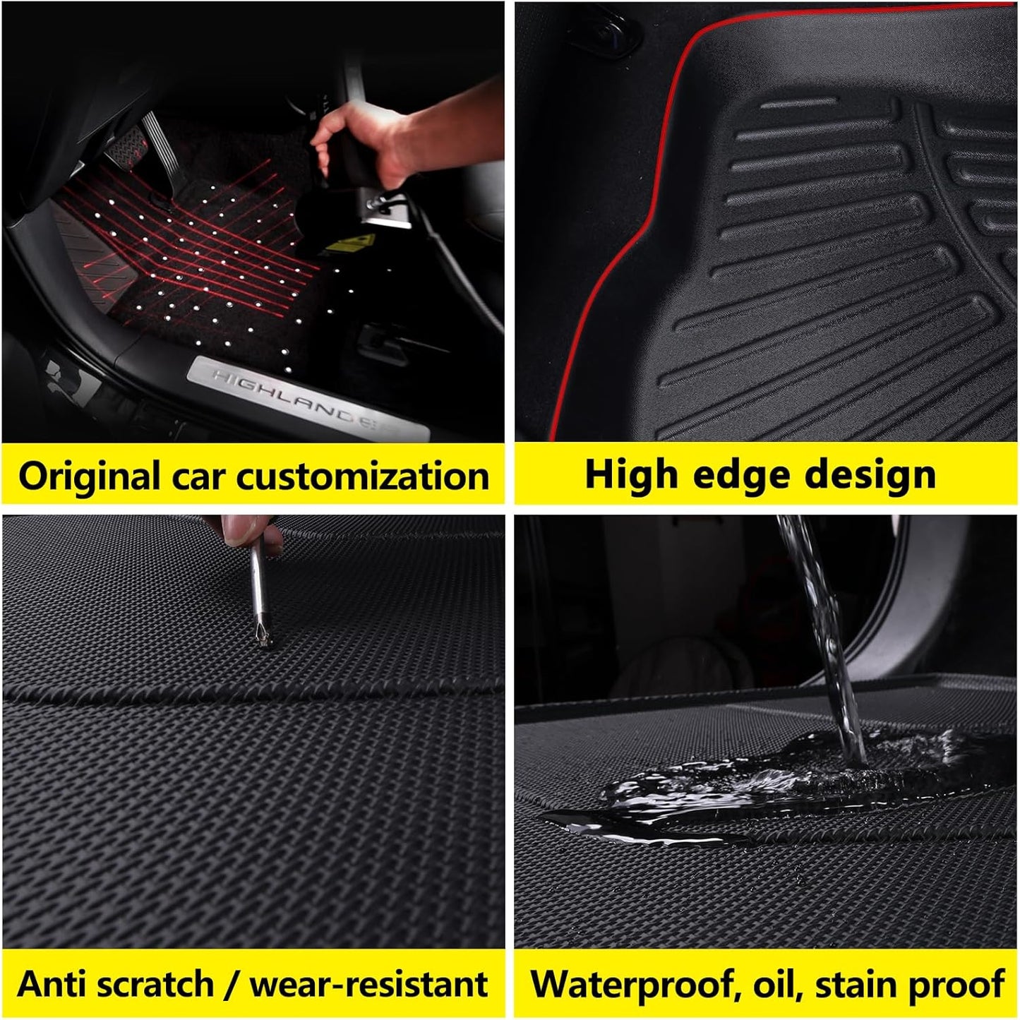Floor Liners & Large Cargo Liners for 2018-2023 2024 Ford Expedition MAX 7 Seats