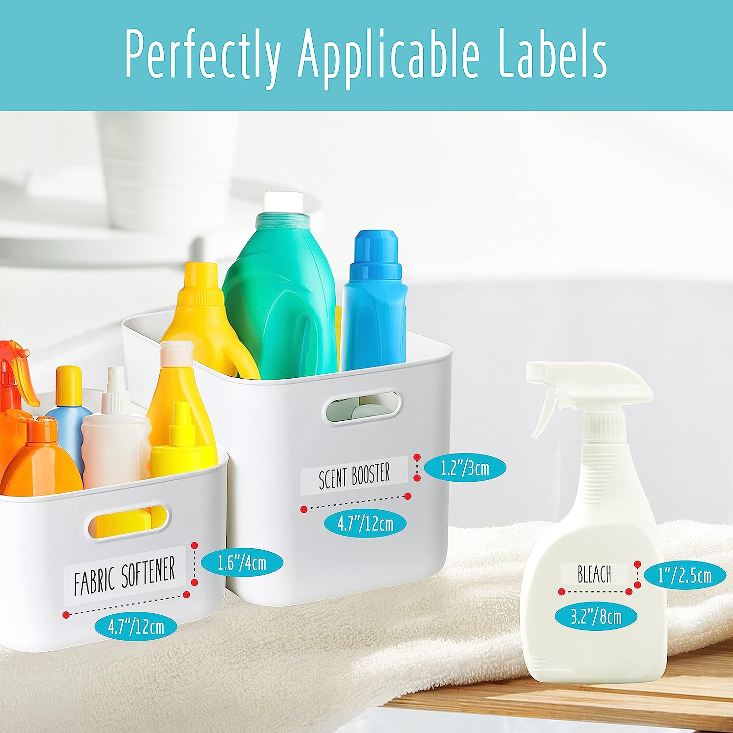 242 pcs Laundry Room Labels, Linen Closet & Office Organization Label Stickers - T&S Outlets