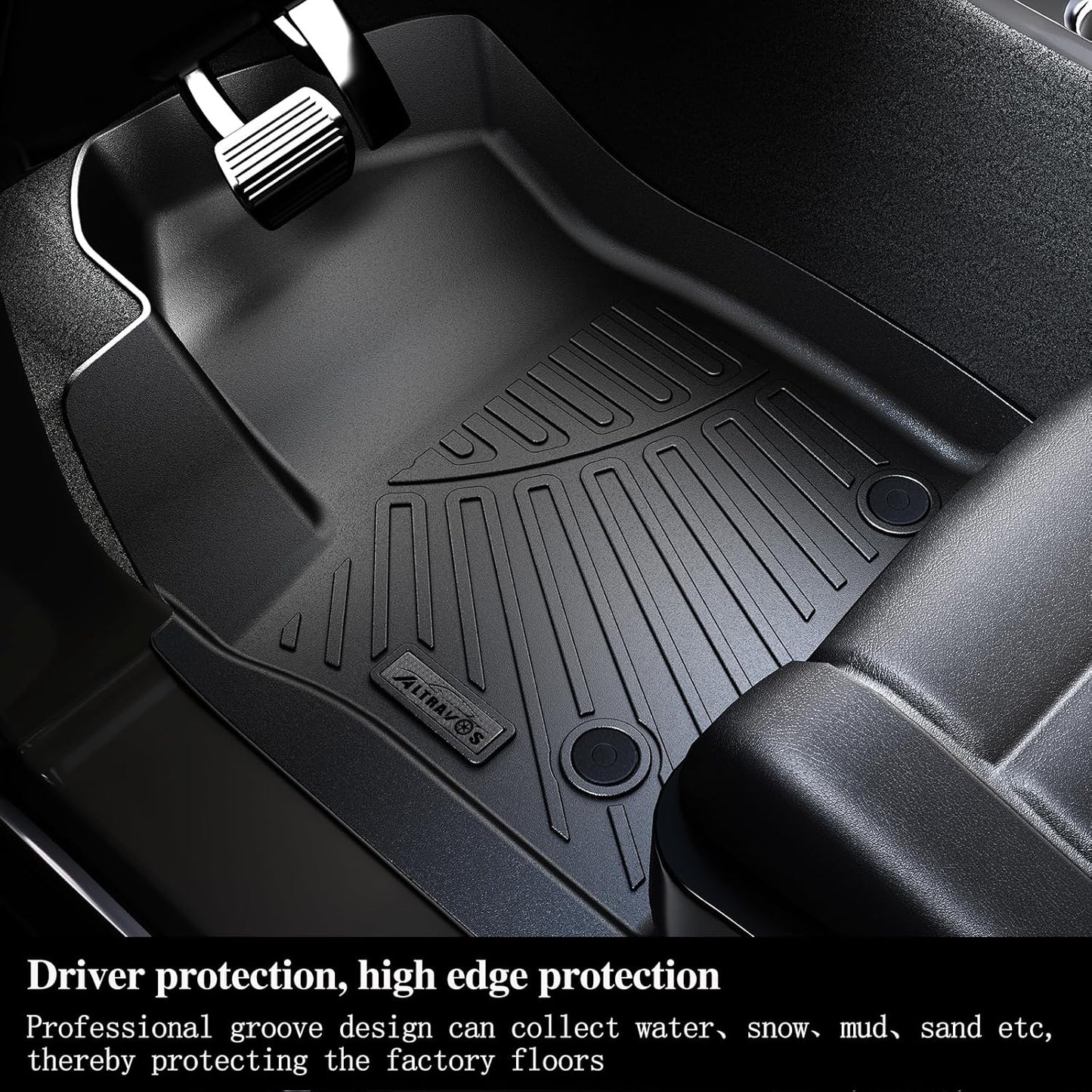 Floor Mats & Large Trunk Mat for 2022-2024 2025 Nissan Pathfinder 8 Seats