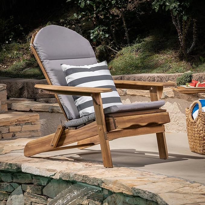 Christopher Knight Home Reed Outdoor Water-Resistant Adirondack Chair Cushion - 2 Pack