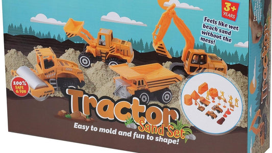 Tractor Sand Playset, Creativity Toy Sensory Bin for Kids - T&S Outlets