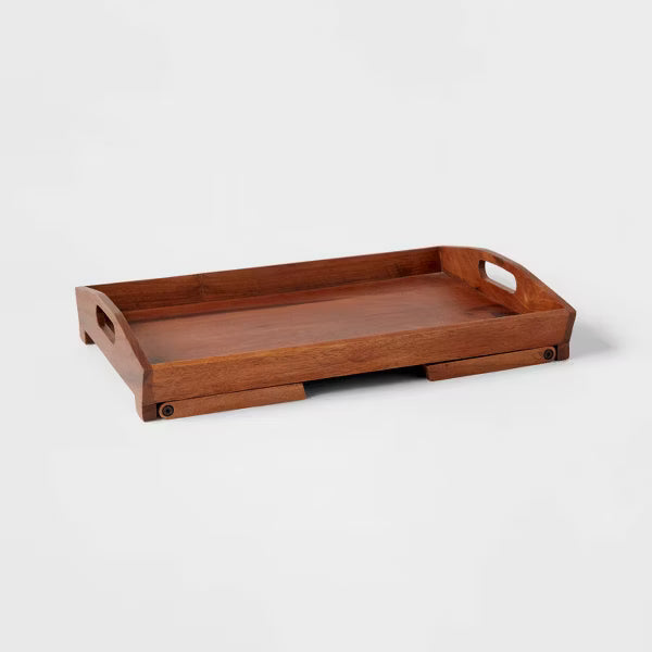 22" x 14" Wood Signature Bed Tray - Threshold