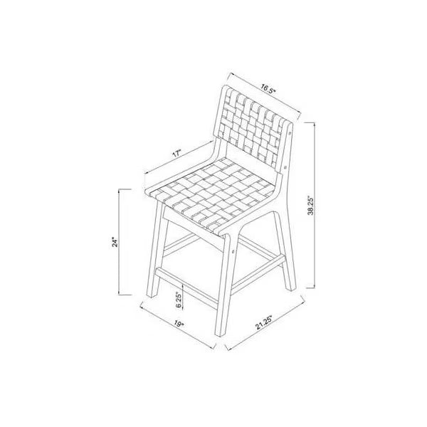 Ceylon Woven Counter Height Barstool - Threshold
