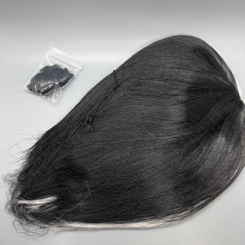 Short Black White Wigs for Women, 12'' - T&S Outlets