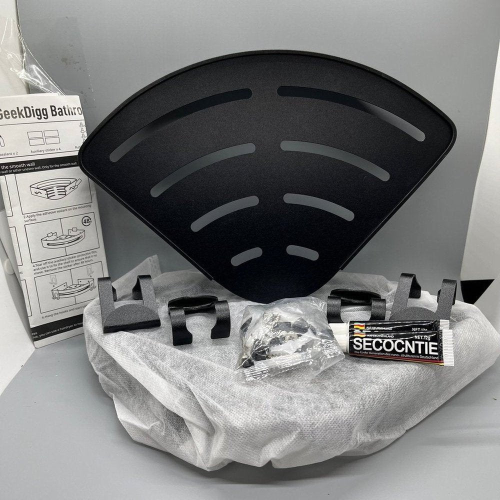 GeekDigg 2 Pack Corner Shower Caddy, Adhesive Bathroom Shelf - T&S Outlets