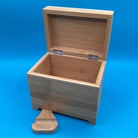 Bamboo Recipe Box