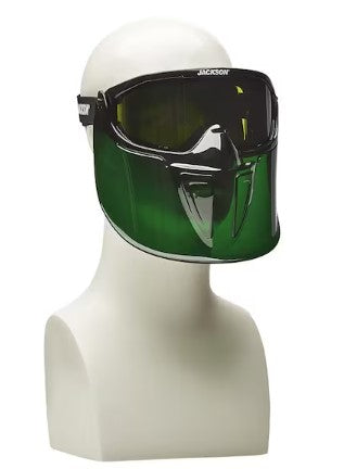 Safety Goggles with Detachable Face Shield, Shade 5.0 Anti-Fog Lens