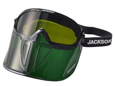 Safety Goggles with Detachable Face Shield, Shade 5.0 Anti-Fog Lens