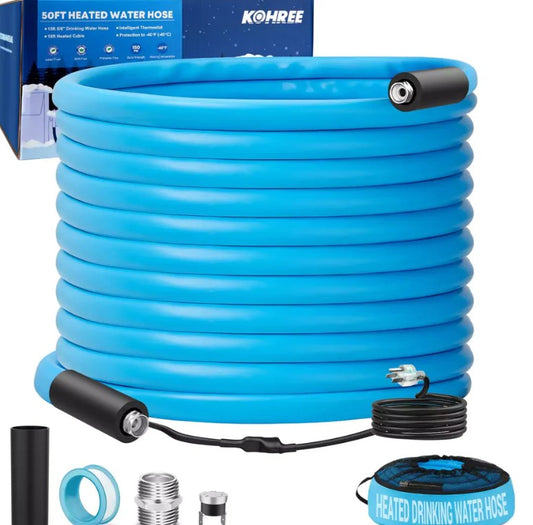 50 ft Heated RV Water Hose