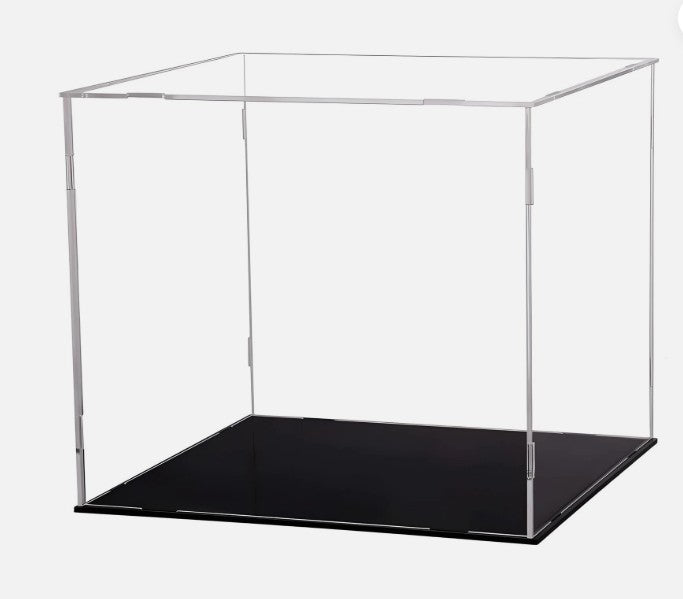 Evron Display Case for Collectibles Assemble Clear Acrylic Box