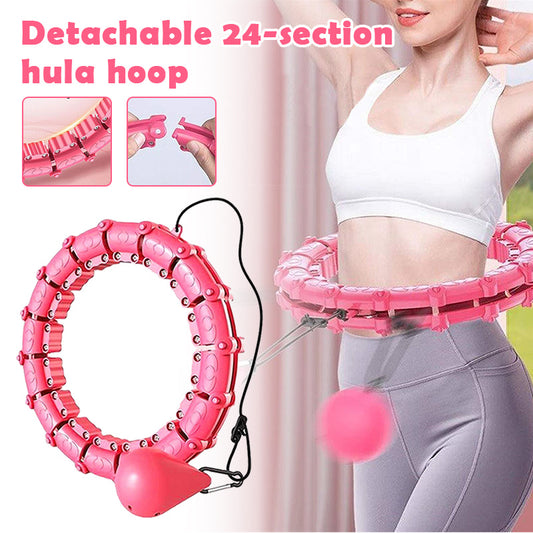 Custom Knots Weighted Hula Fitness Hoop Smart Hula Thin Waist Weight Loss