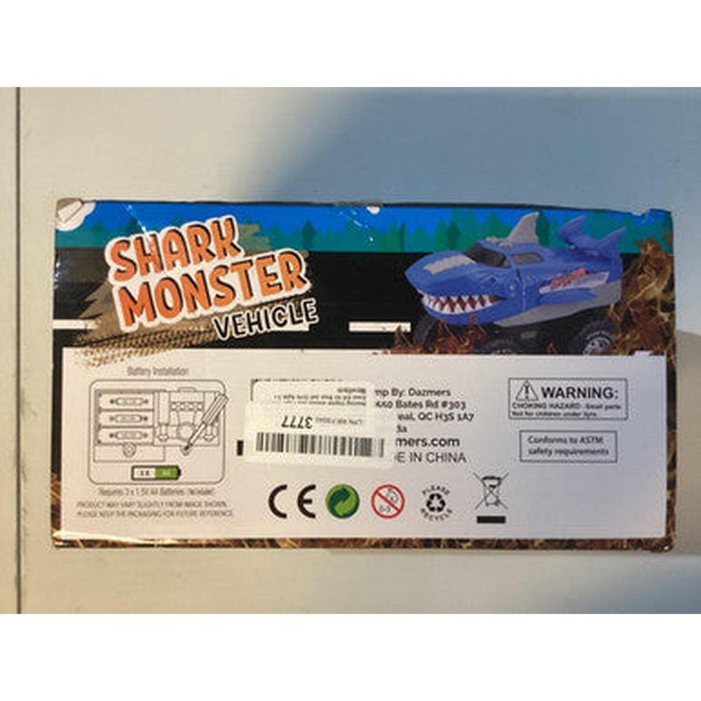 Powerful Shark Chomper Monster Truck - T&S Outlets