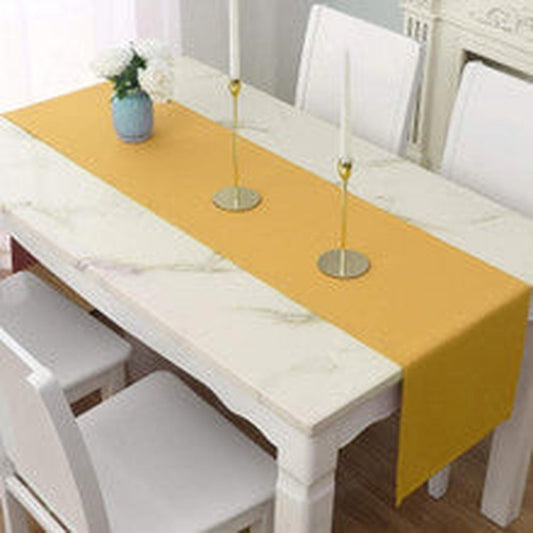 DUALIFE Table Runner Yellow Vivid Fall Yellow - 14" x 108" 1 Piece - T&S Outlets