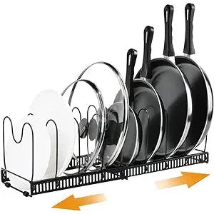 ANIUNIU Expandable Pot Organizer Rack - T&S Outlets