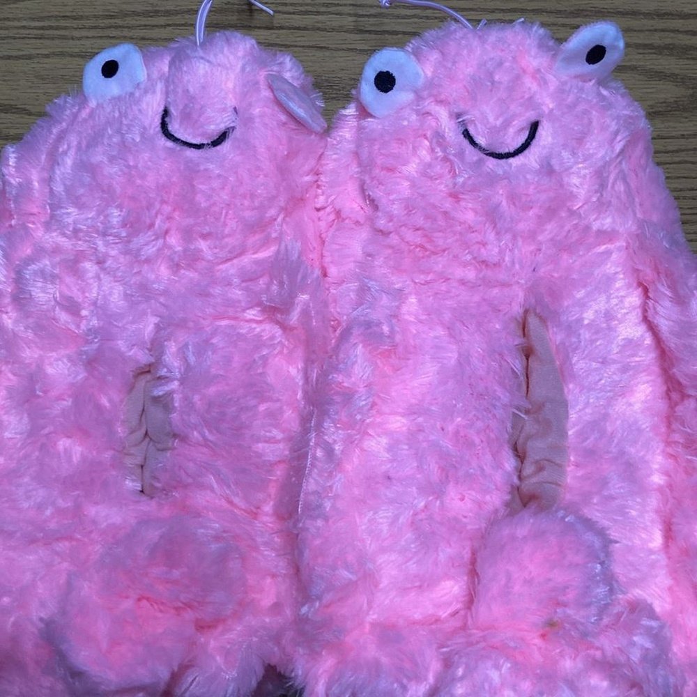 Pink Fuzzy Winter Time Slippers - T&S Outlets