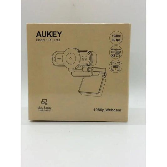 Aukey PC-LM3 Webcam 2 Mp 1920 x 1080 Pixels USB 2.0 Black - T&S Outlets